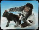 Image of Holding out Baby Musk-Ox (We-shak-up-si)